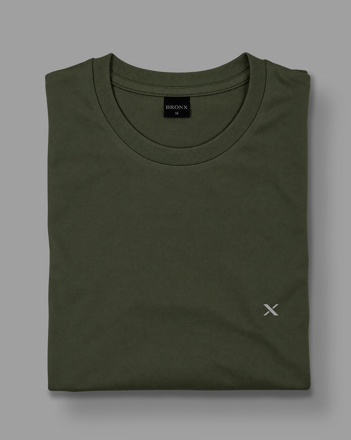 Polera básica - Verde Militar