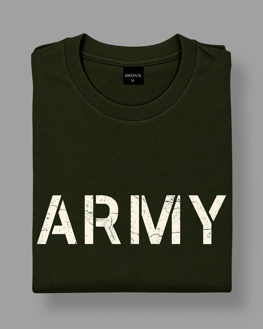 Polera Army - Verde Militar Oscuro