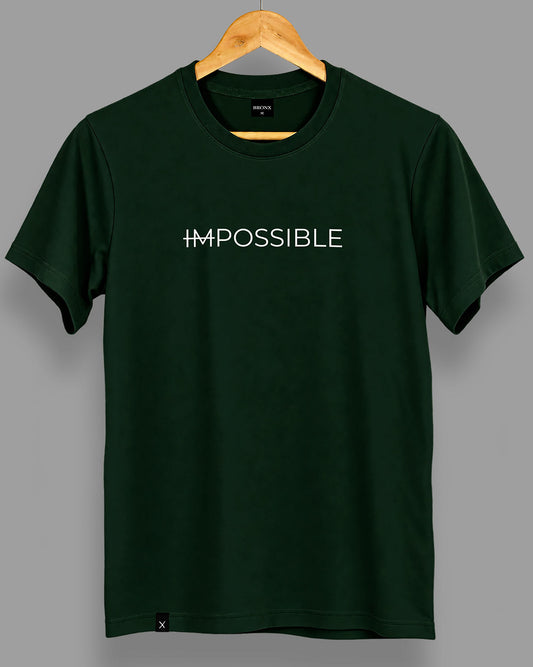 Polera Impossible - Verde Oscuro