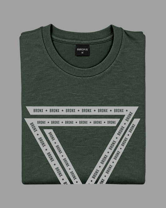 Polera Bronx Triangle - Verde Jaspe