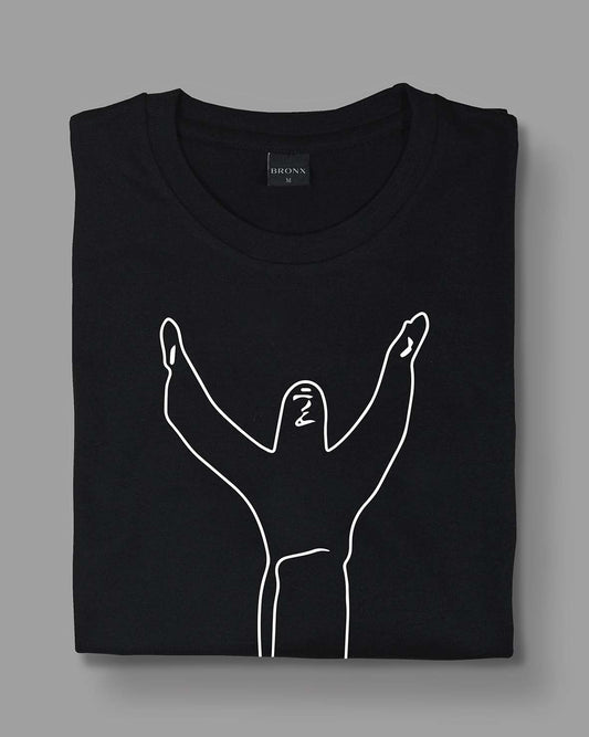 Polera Cristo Scz - Negro