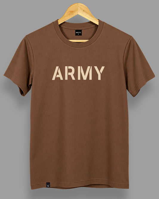 Polera Army - Camel