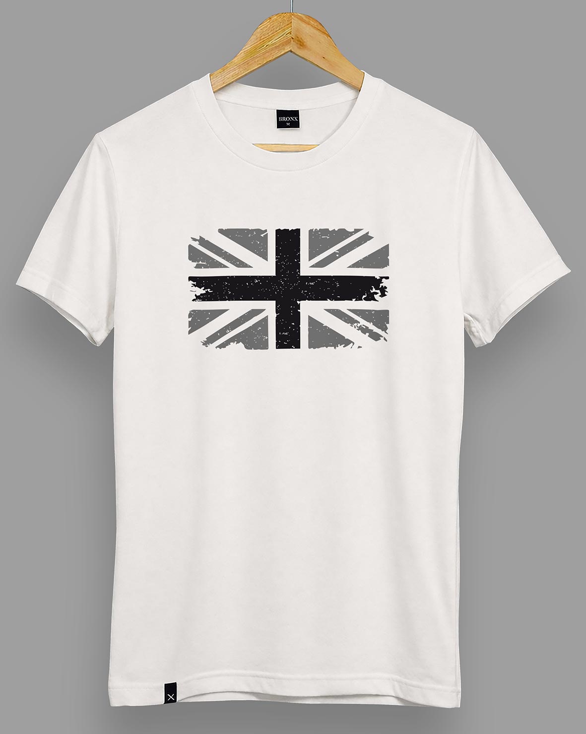 Polera Bandera Inglaterra - Blanco Perla
