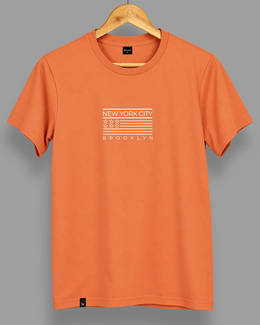 Polera New York City - Naranja Terracota