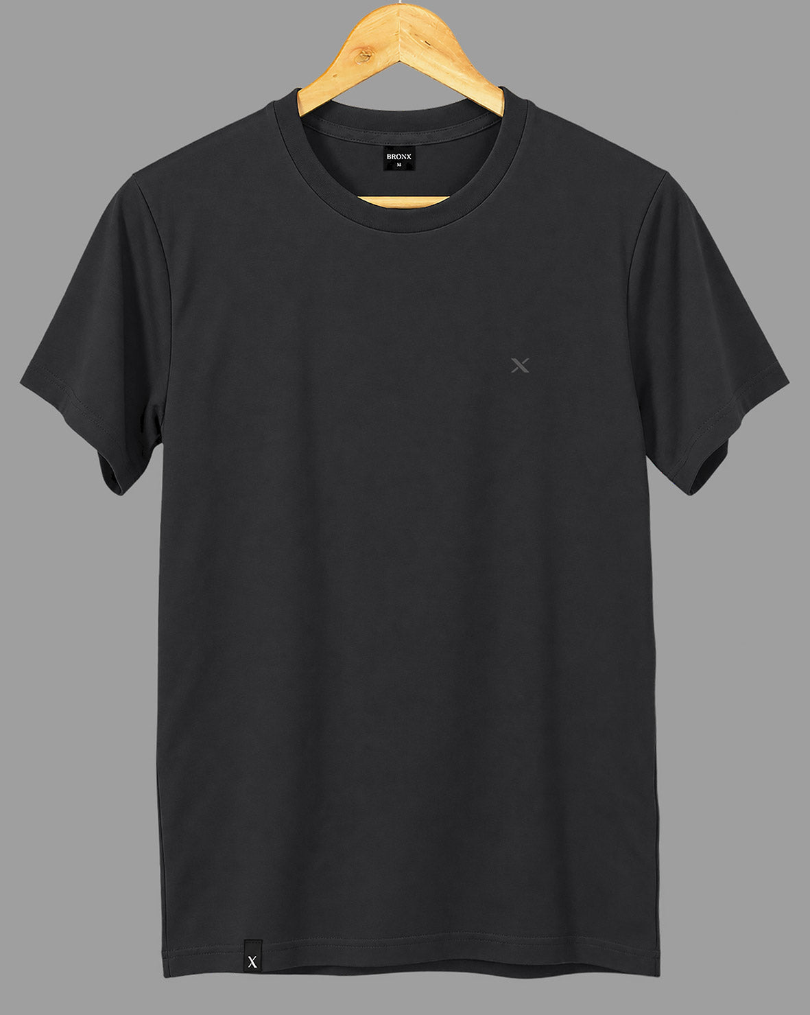 Polera básica - Plomo Oscuro