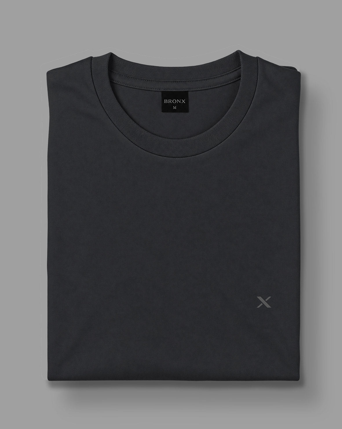 Polera básica - Plomo Oscuro