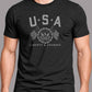 Polera USA - Negro Jaspe