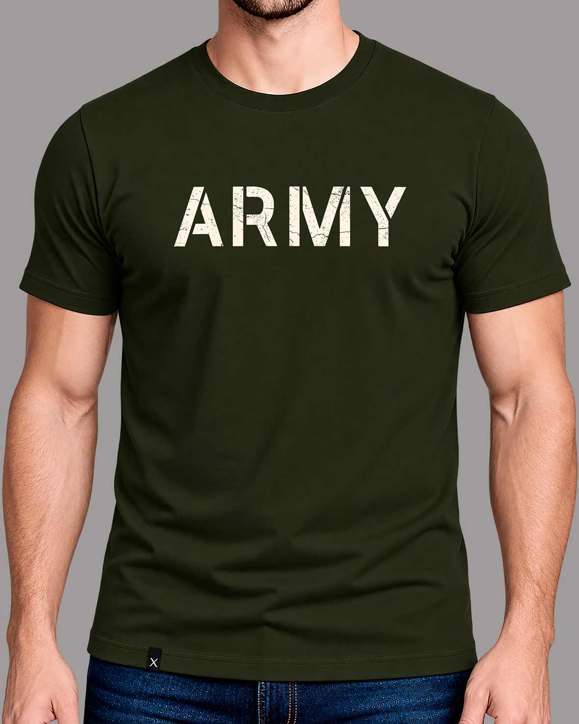 Polera Army - Verde Militar Oscuro