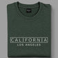 Polera Los Angeles - Verde Jaspeado