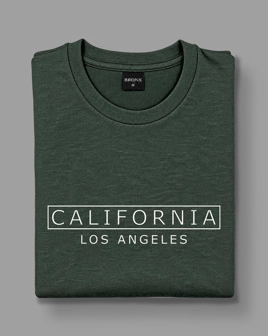 Polera Los Angeles - Verde Jaspeado
