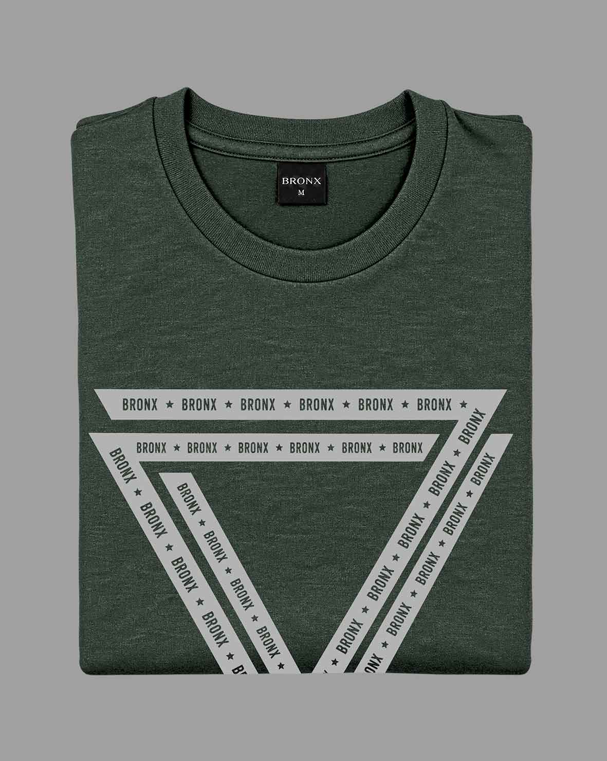 Polera Bronx Triangle - Verde Jaspe
