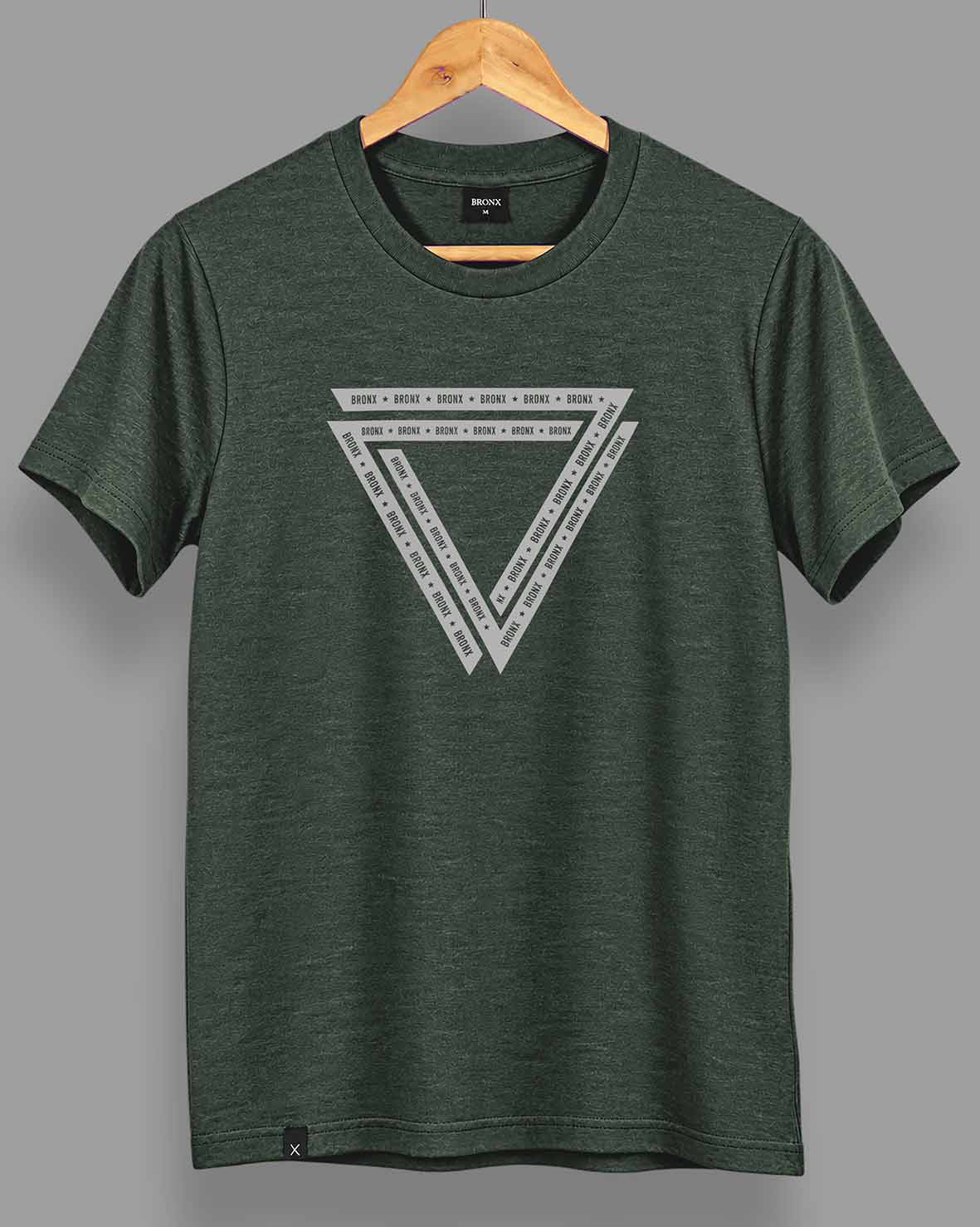 Polera Bronx Triangle - Verde Jaspe