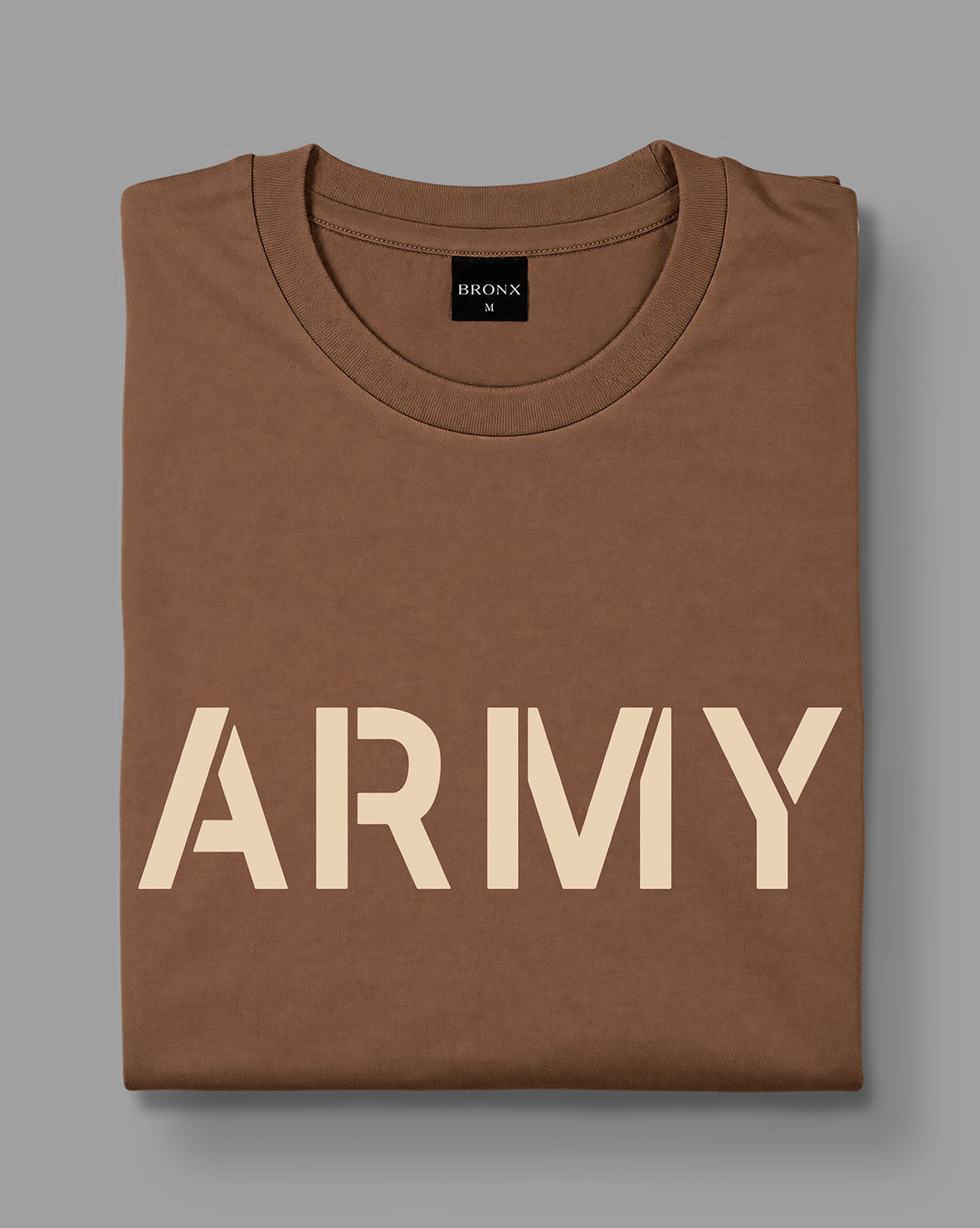 Polera Army - Camel