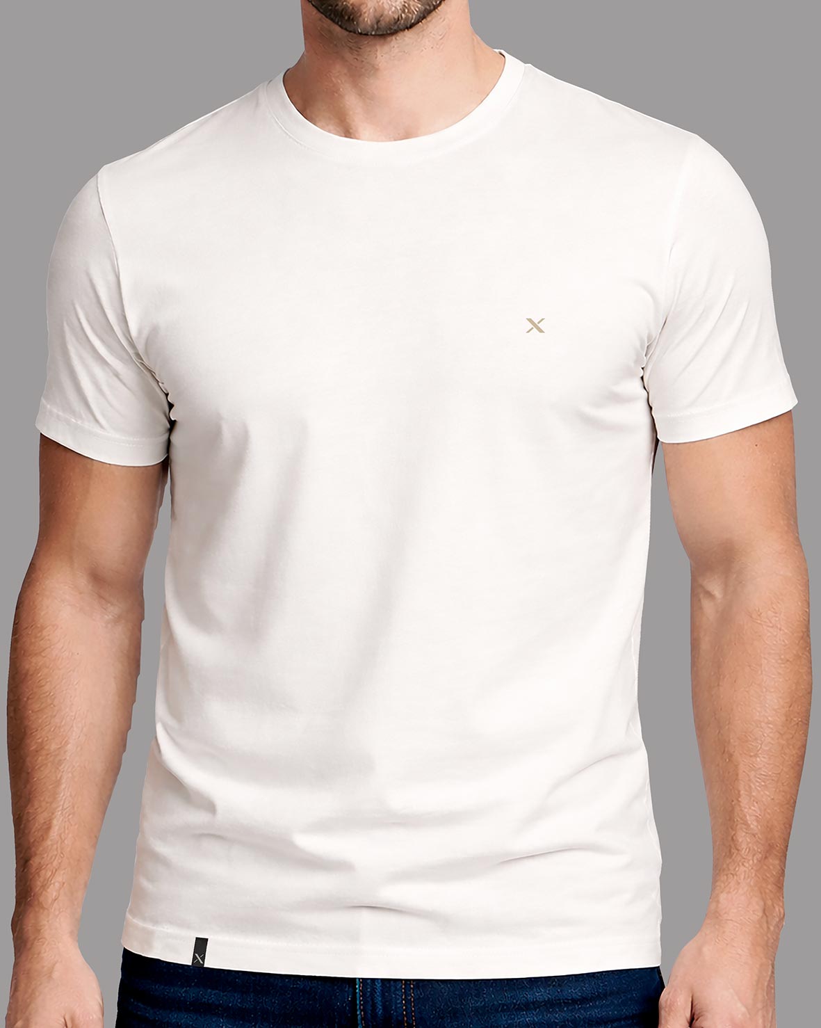 Polera básica - Blanco Perla