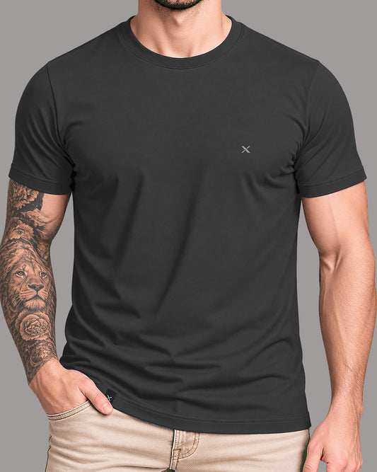 Polera básica - Plomo Oscuro