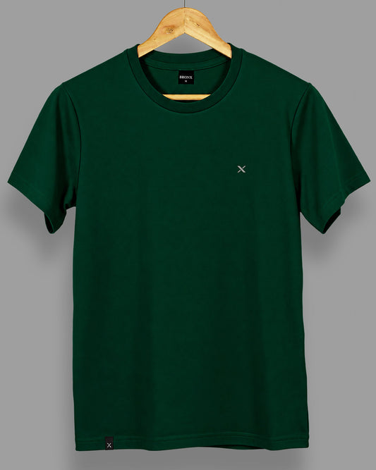 Polera básica - Verde Botella