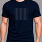 Polera Grid - Azul Marino