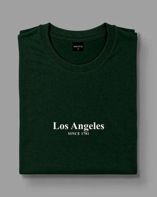 Polera Los Angeles - Verde Oscuro