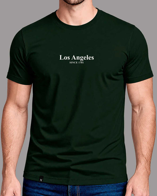 Polera Los Angeles - Verde Oscuro
