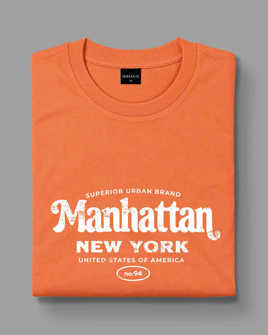 Polera Manhattan - Naranja Terracota