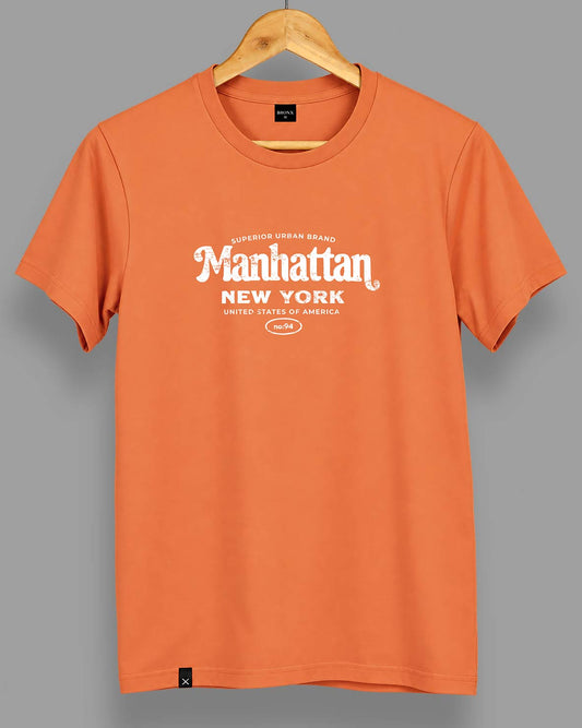 Polera Manhattan - Naranja Terracota