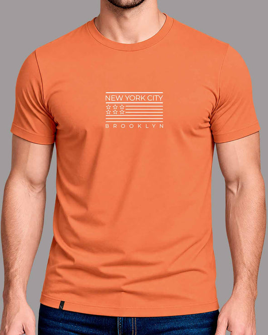 Polera New York City - Naranja Terracota