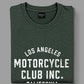 Polera Motorcycle - Verde Jaspeado Oscuro