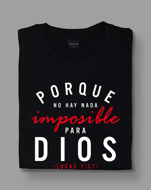 Porque no hay nada imposible