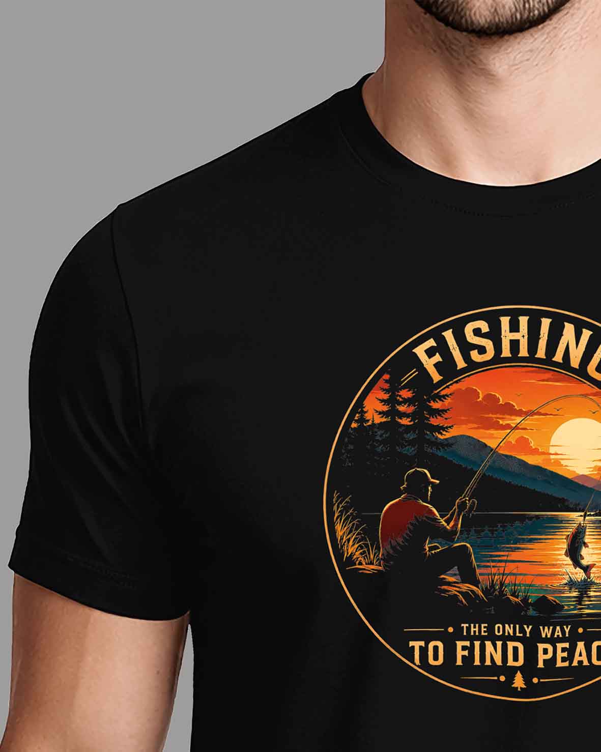 Fishing, the only way to find peace